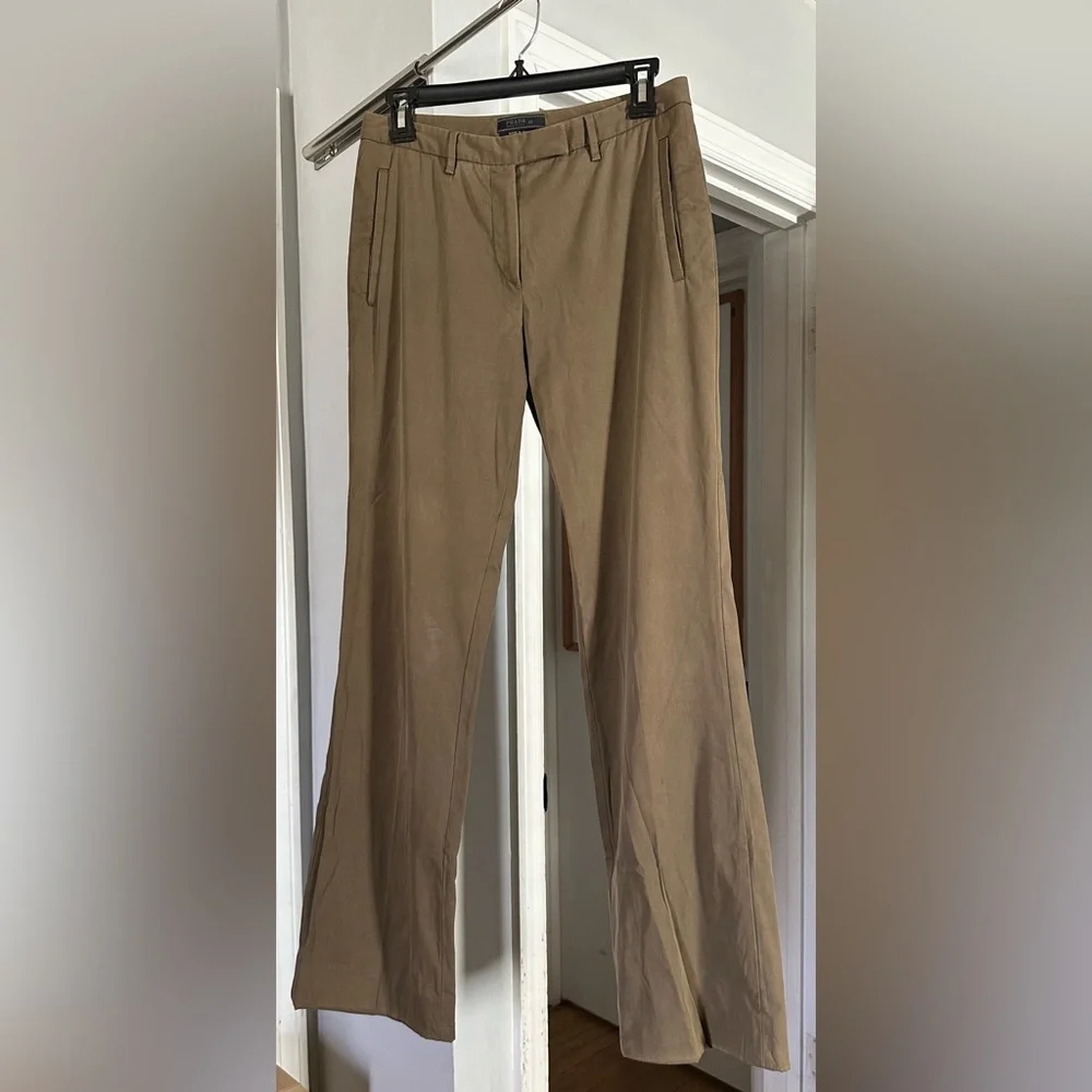 Prada - Vintage Boot-cut, Low-rise Pants - Picture 1 of 5